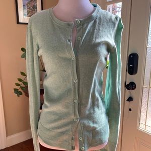 Mint Button up Cardigan Sweater